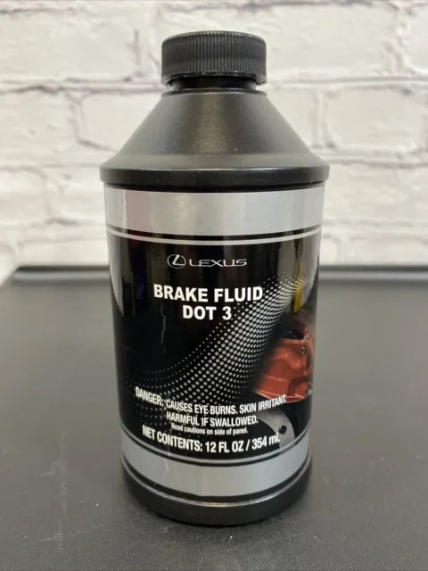 Lexus OEM Vehicle Break Fluid DOT 3 12 OZ Bottle New Part No. 00475-1BF03-LX