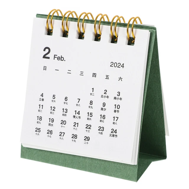 FREE STANDING CALENDAR 2023 2024 Desktop Calendar Desktop Calendar Desk £3.46 PicClick UK