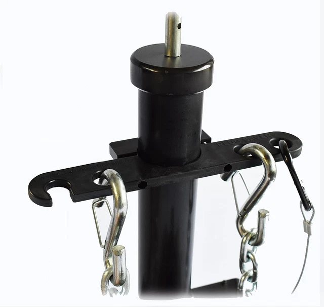 GR innovations llc Tongue Jack Trailer Towing Organizer | Plastic Chain Saver