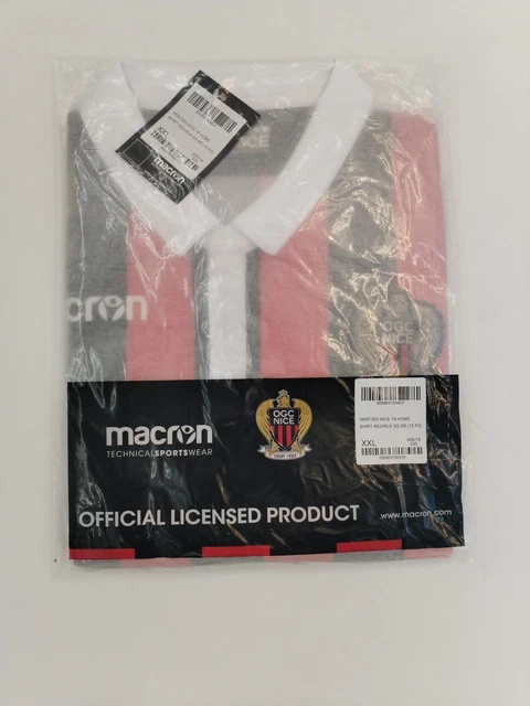Camiseta De Fútbol Lotto Ogc Nice Cote D'Azur Takara 2009 Talla M