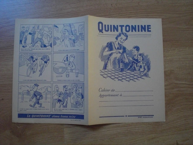 Vintage 1950s Notebook Cover / Vintage Chicorée Leroux Advertisement / Original Vintage Stationery / French Vintage Advertisement 50s