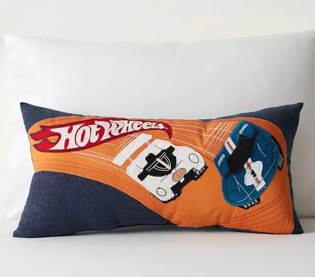 Almohada decorativa de rueda Hot Wheels granero camión de carreras caja de cerillas ¡ENVÍO RÁPIDO!