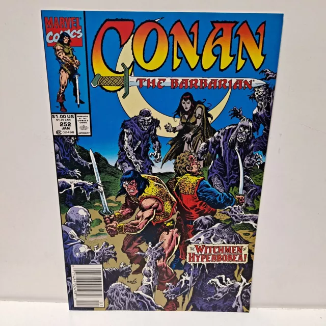 Conan the Barbarian #252 Marvel Comics Newsstand VF/NM
