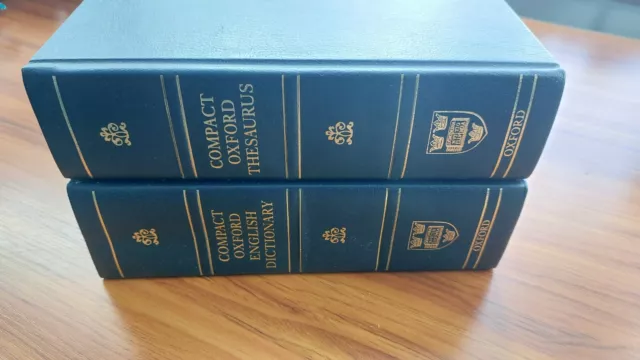 Compact Oxford English Dictionary And Compact Oxford Thesaurus