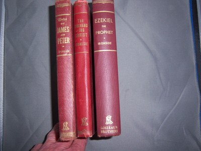 Lot of 3 books by H. A. Ironside - theological books