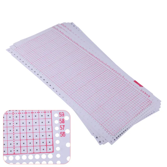 10pcs Blank Punch Card Fit for Brother Singer Knitting Machine KH864 KH868