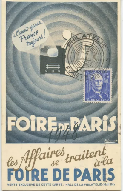 Carte Postale / Foire De Paris 1948 Les Affaires Se Traitent A La Foire De Paris