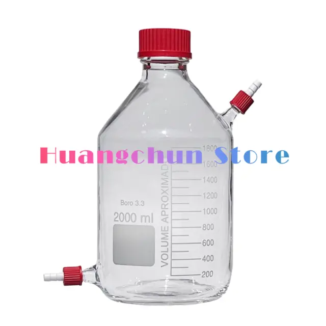1X Sampling Bottle Screw Mouth Silk Mouth High Borosilicate Reagent Bottle 100ml