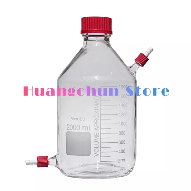 1X Sampling Bottle Screw Mouth Silk Mouth High Borosilicate Reagent Bottle 100ml