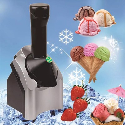 Nero Frozen Yogurt Sorbetto & Slush/Timer/con cucchiaio da gelato/1.5 L/acciaio inossidabile Rommelsbacher im 12 4 in 1 macchina del ghiaccio Kurt/per gelati 