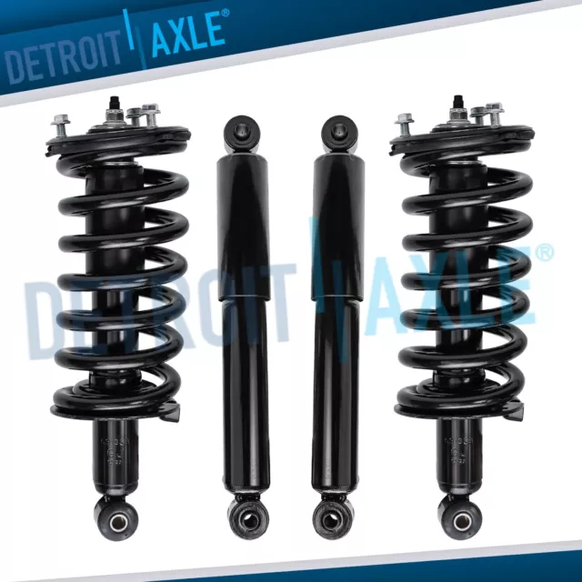 Front Struts Spring Assembly + Rear Shock Absorbers for 2005-2015 Nissan Armada
