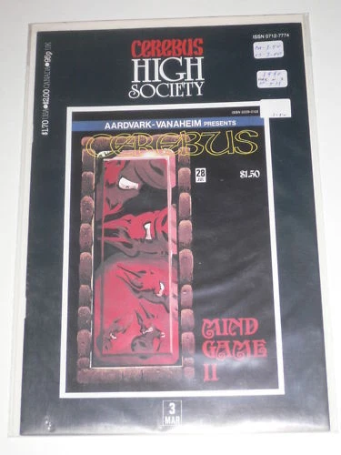 Cerebus High Society #3 VF-N Aardvarkvanaheim Mar 1990