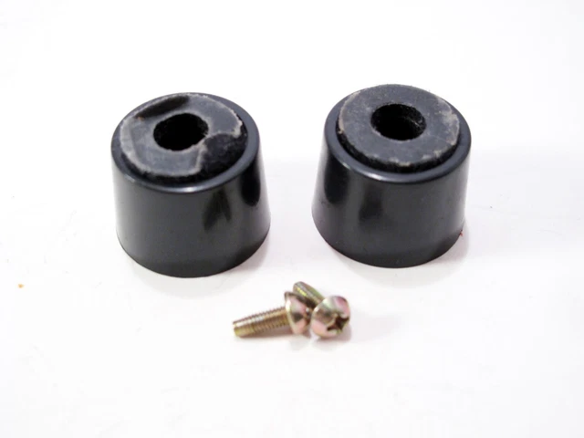 JVC TD-W305 CASSETTE PARTS - plastic rear foot feet (pair)