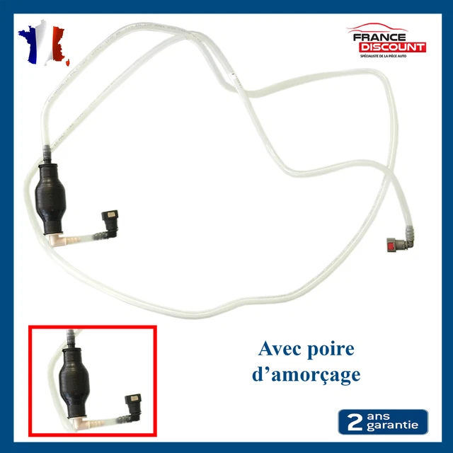 Ecrou Antivol Peugeot Tuyau De Carburant Avec Poire D'amorçage Pour Renault Clio, Kangoo 1.5 DCI - Références 8200218942, 8200050936 Porte Arriere Kangoo - Foto 8