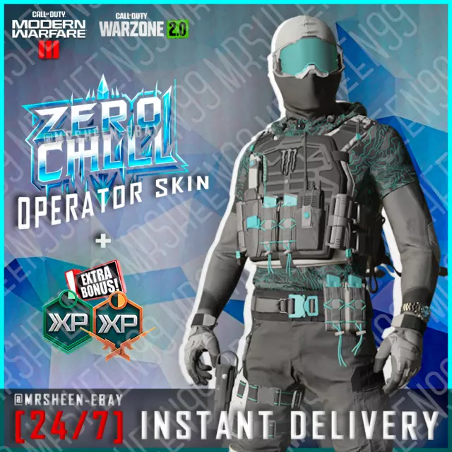 Call of Duty Modern Warfare 3 - Zero Chill Operator Skin MWIII CoD MW3 Weapon XP