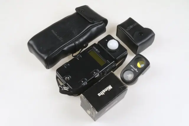 MINOLTA Flash Meter III Belichtungsmesser mit 10° Vorsatz - SNr: 148447