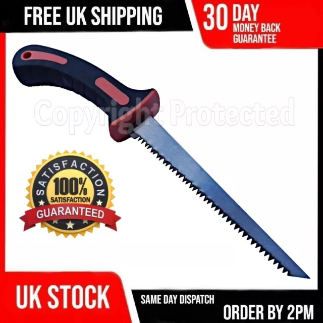 Sharp Jab Saw Jabsaw Plaster Board Dry Wall Hand Padsaw Wood Plastic Pruning