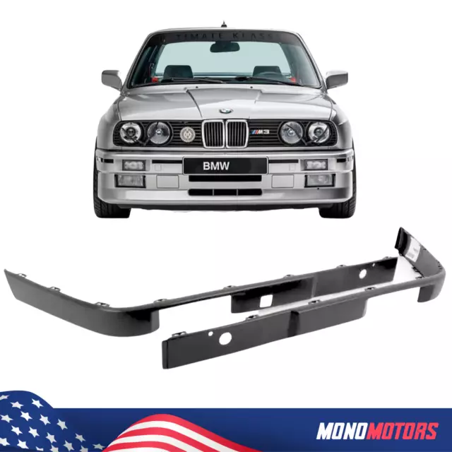 Bumper Trim Euro Bmw E30 New Models 1988-1992 Strip Set 3-5 Days Free Delivery