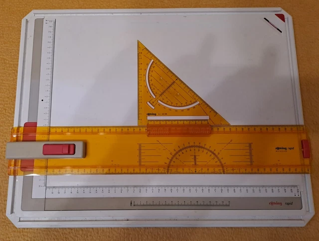 Rotring Rapid Zeichenplatte A3 / plus 7 Schablonen