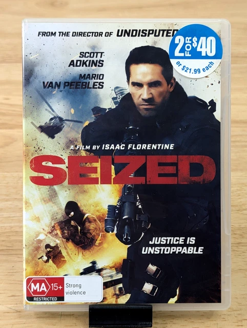 Seized SEIZED (DVD 2020) Scott Adkins Mario Van Peebles Steven Elder Region 4 ...