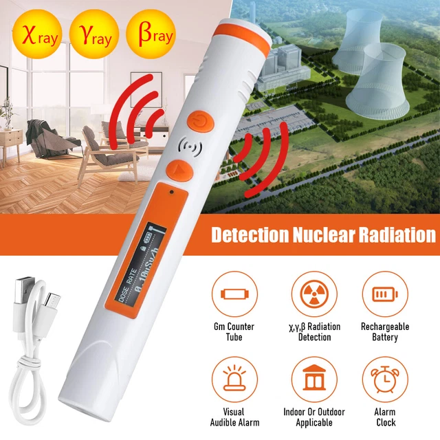 GEIGER COUNTER NUCLEAR Radiation Detector Beta Gamma β γ Xray