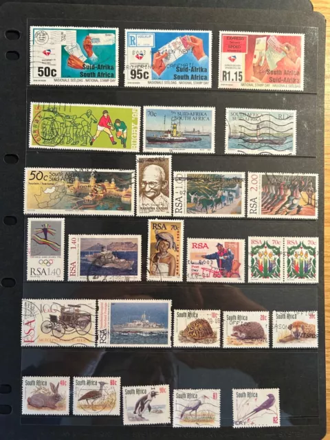 Stamps of South Africa 1994 onwards - Collection of mainly used stamps