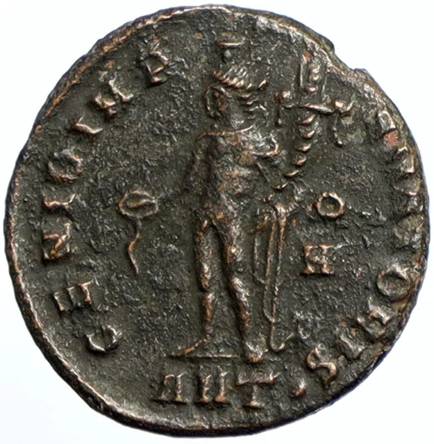 GALERIUS as Caesar Authentic Ancient 308AD ANTIQUE OLD Roman Coin GENIUS i102444