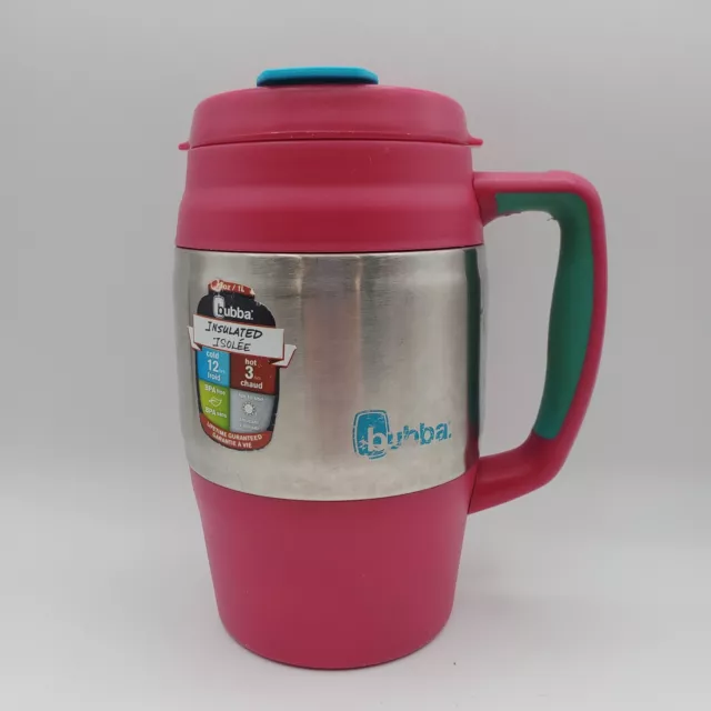BUBBA KEG 34oz TRAVEL MUG Stainless Steel Insulated Pink With Handle