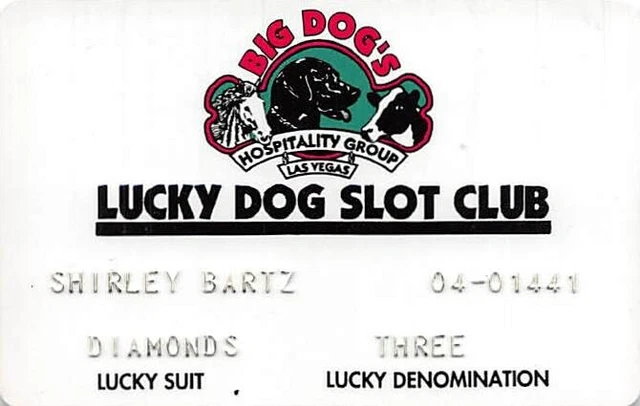 Big Dog's Hospitality Group - Las Vegas, NV - RARE 1st Issue Slot Card