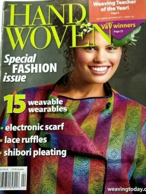 Handwoven magazine sept/oct 2011: kodachrome coat, 15 weavable wearables