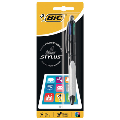 BIC 1 Stylo-Plume à Bille Bic 4 Couleurs Charm Encre Multicolore Pointe 1 MM Fuchsia 