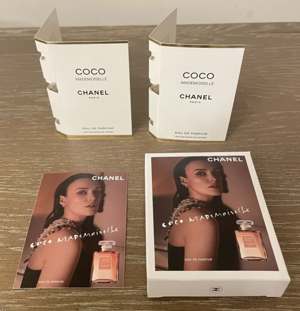 CHANEL PARIS COCO Mademoiselle Eau De Parfum 2 x Samples 1.5ml Boxed NEW  £7.99 - PicClick UK