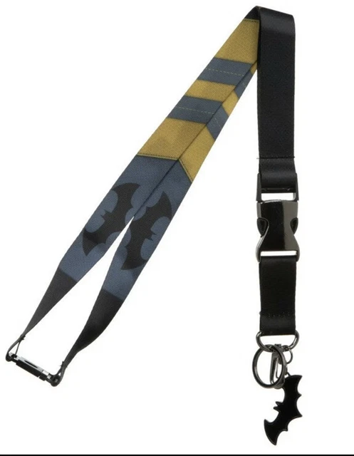 Batman Suit-Up Lanyard Grey