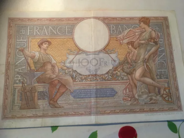 Billet 100 Francs de 1939 , Luc Olivier Merson  SUPERBE 2