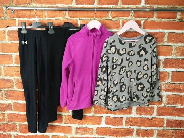 Girls Bundle Age 5-6 Years Next Under Armour Regatta Leggings Fleece Tee 116Cm