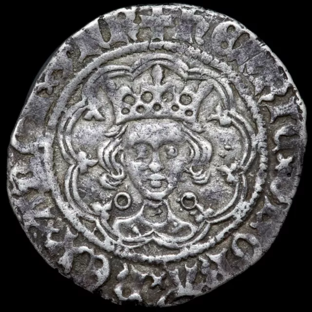 Henry VI, 1422-61. Halfgroat. Calais Mint. Annulet Issue, 1422-30.