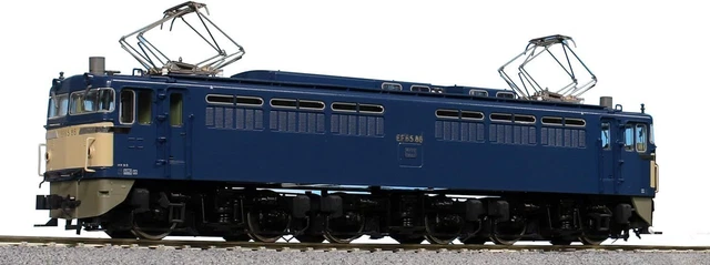 Locomotiva elettrica da ferrovia modello KATO HO scala EF65 0 colore...