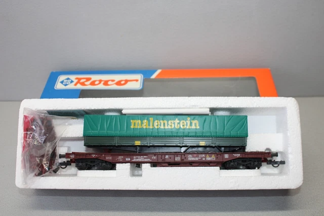 Roco 46366 4 Essieux Wagon De Poche Malenstein Échelle