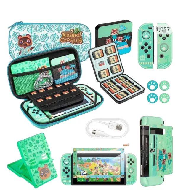 Animal Crossing Nintendo Switch Case With Accessories