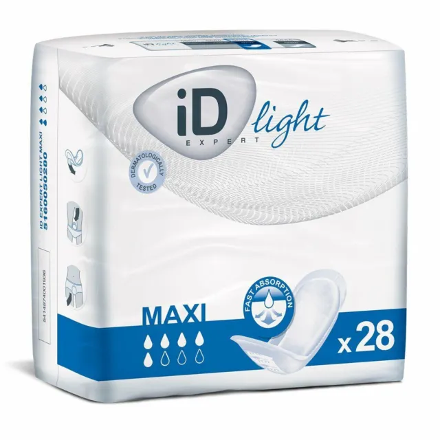 iD Expert Light Maxi - Incontinence Pads - Pack of 28
