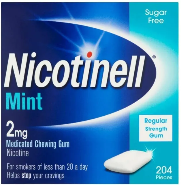 Nicotinell Gum nicotina chicle deja de fumar *** enviado hoy *** mint / fruit