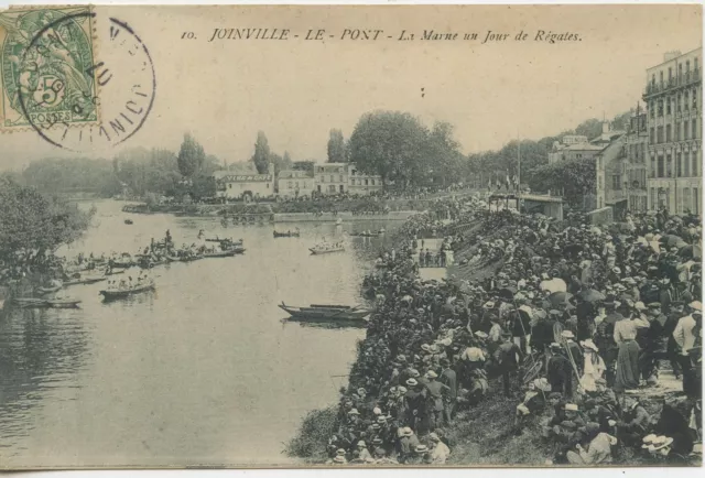 Postcard / Joinville Le Pont La Marne A Day Of Regattas