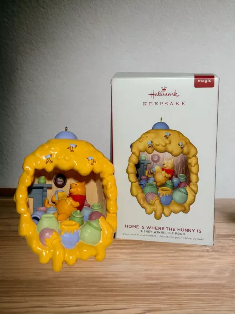 Hallmark Keepsake Ornament Magic Winnie the Pooh Home Is Where the Hunny Is 2019