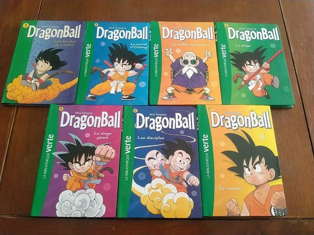DRAGON BALL BIBLIOTHÈQUE Verte Tomes 1 à 7 Hachette Livraison Offerte
