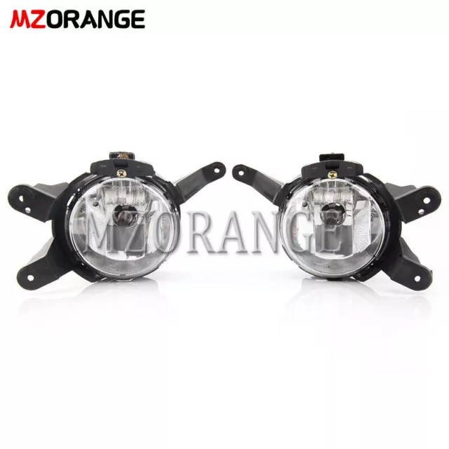 Set of 2 Clear Lens Fog Light For 2009 2011-14 Chevrolet Cruze LH & RH w/ Bulbs