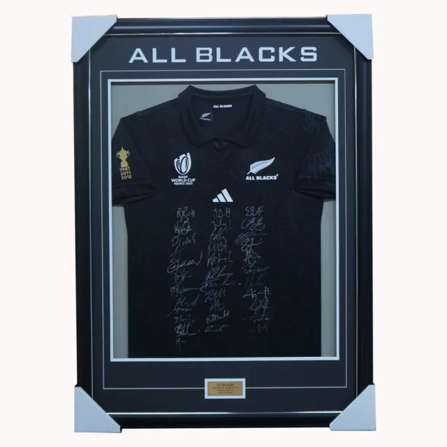 All Blacks 2023 World Cup Official Squad Signed Jersey - 5597