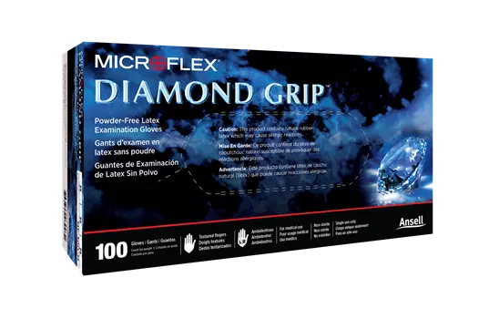 1000PK Mechanics Shop Microflex MF-300-XL Diamond Grip Latex Gloves Powder Free
