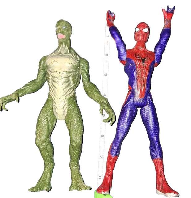 2012 Marvel Diamond Spiderman Lizard Toys Action Figures