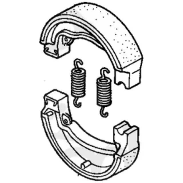 Coppia Ganasce Ceppi Freno Posteriori Per Honda Xl 500 R Xl 600 R Specialbrakes