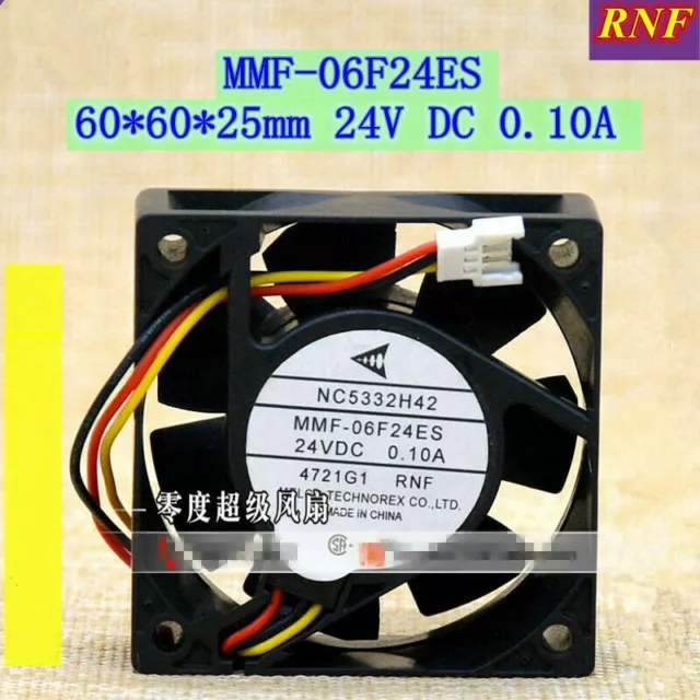 1PC Mitsubishi NC5332H42 MMF-06F24ES RNF DC24V 0.10A inverter cooling fan